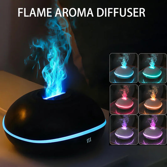 Aroma Diffuser Air 7 Color Led Essential Oil Fire Flame Lamp Humidifier Ultrasonic Mist Maker Fogger  Aroma Fragrance Diffuser ShopOnlyDeal