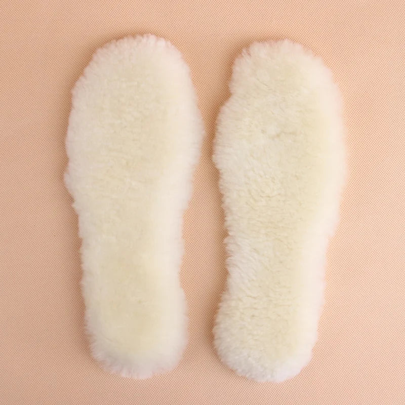 Australian Sheepskin Insoles Natural Real Fur Wool Cashmere Snow Boots Shoe Pad Men Women Children Wool Insoles Warm Winter Shoes ShopOnlyDeal