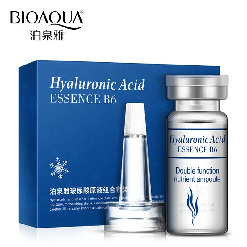 BIOAQUA 10pcs/lot Moisturizing Vitamins Hyaluronic Acid Serum Facial Skin Care Anti Wrinkle Anti Aging Collagen Essence Liquid ShopOnlyDeal