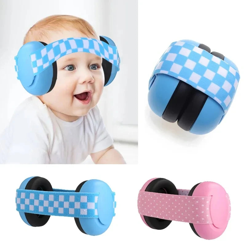 Baby Anti-Noise Earmuffs Elastic Strap Hearing Protection Safety Ear Muffs Kids Noise Cancelling Headphones Sleeping Child ShopOnlyDeal