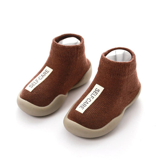 Baby First Shoes Toddler Walker Infant Boys Girls Kids Rubber Infant Soft Sole Floor Barefoot Casual Shoes Knit Booties Anti-Slip 16 ShopOnlyDeal