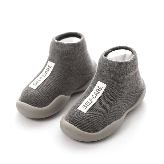 Baby First Shoes Toddler Walker Infant Boys Girls Kids Rubber Infant Soft Sole Floor Barefoot Casual Shoes Knit Booties Anti-Slip 13 ShopOnlyDeal