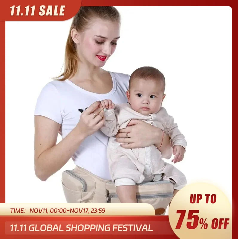 Baby Hip Seat Carrier ,Waist Stool, Comfortable Adjustable Positions,Breastfeeding,All Seasons GeForest Store