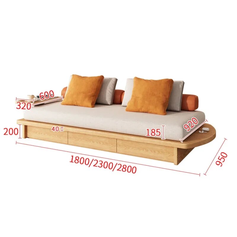 Bed Relax Wood Sofa Xxl Living Room 3 Seater Modern Lazy New In Large Couch Luxury Tatami Designer Unusual Divano Furniture ShopOnlyDeal