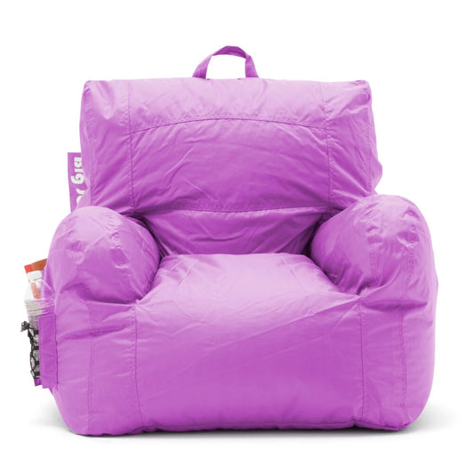 Get Comfy with the Big Joe Dorm Bean Bag Chair - SmartMax 3ft - Perfect for Kids/Teens in Radiant Orchid! ShopOnlyDeal