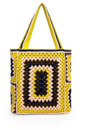 Bohemian Crochet Women Shoulder Bags - Knitting Large Capacity Tote Bag for Casual Style - Lady Handbags, Big Shopper Purses, Summer Beach Bags with a Boho Vibe HISUELY 88 Store