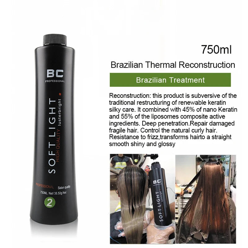 Brazilian Keratin Hair Treatment Shampoo: 800ml Professional Salon-Quality Smoothing and Straightening Solution for Curly Hair ShopOnlyDeal