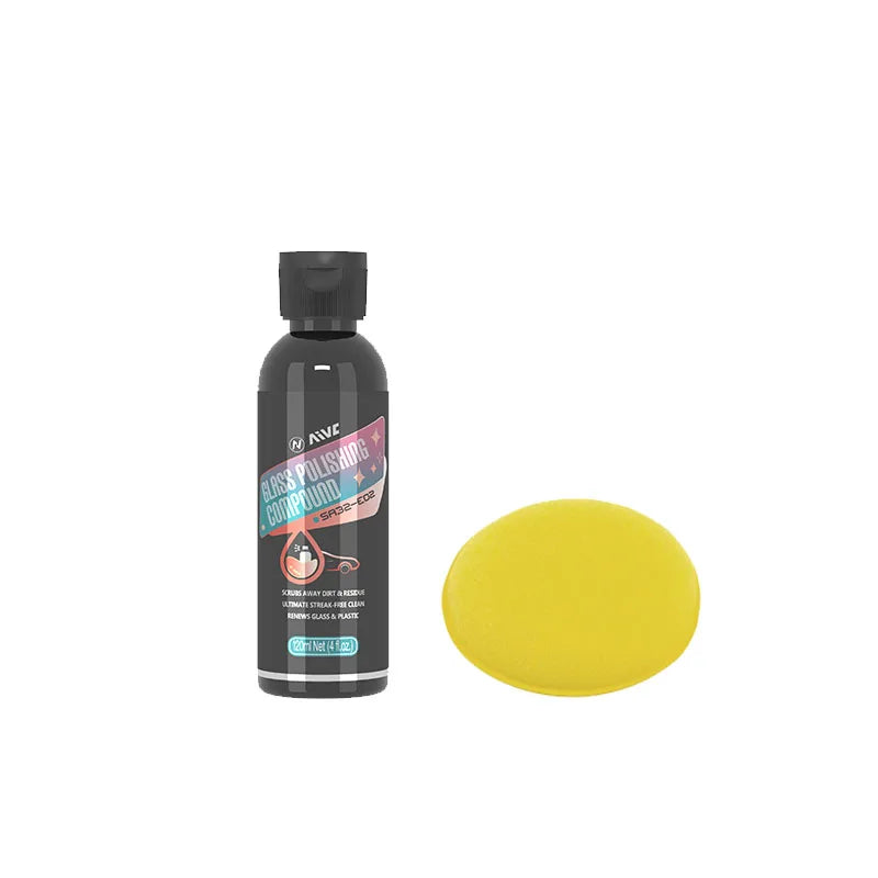 Car Glass Oil Film Remover Paste AIVC Glass Grease Water Stain Cleaner Windshield Polisher Clear Vision Car Detailing Household ShopOnlyDeal