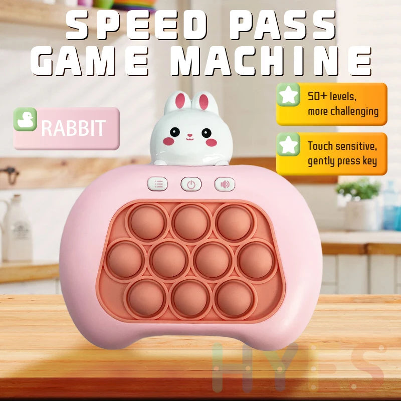 Children Speed Push Game Machine Press to Press Music Puzzle Level Breaking Decompression Tool Concentration Toys For Boys Girls ShopOnlyDeal