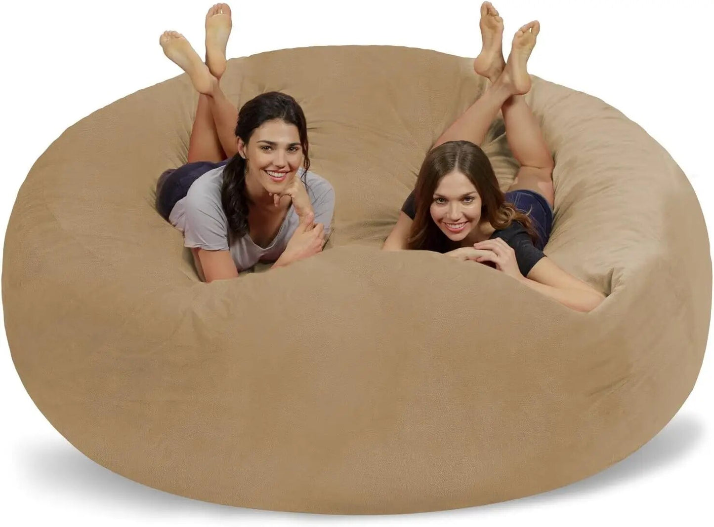 Giant Bean Bag Chill Sack Bean Bag Chair: MICRO SUEDE Giant 8' Memory Foam Furniture Bean Bag - Big Sofa with Soft Micro Fiber  bean bag ShopOnlyDeal