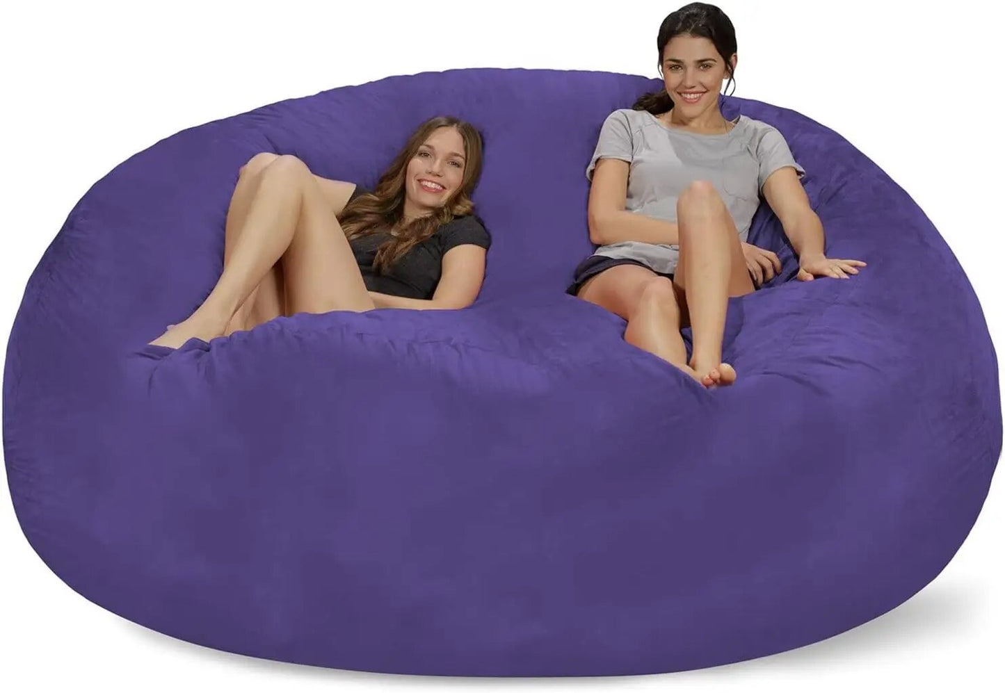 Giant Bean Bag Chill Sack Bean Bag Chair: MICRO SUEDE Giant 8' Memory Foam Furniture Bean Bag - Big Sofa with Soft Micro Fiber  bean bag ShopOnlyDeal