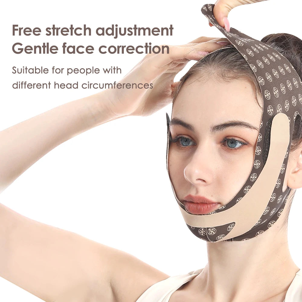 Chin Up Mask V Line Shaping Face Masks Face Sculpting Sleep Mask Facial Slimming Strap Face Lifting Belt Anti Wrinkle Face ShopOnlyDeal