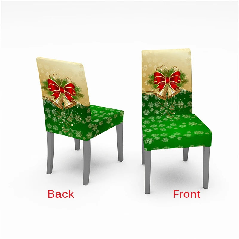 Christmas Chair Cover Elastic Santa Claus Kitchen Dinning Chair Covers Navidad Seat Slipcovers For Banquet Party Home Decor ShopOnlyDeal