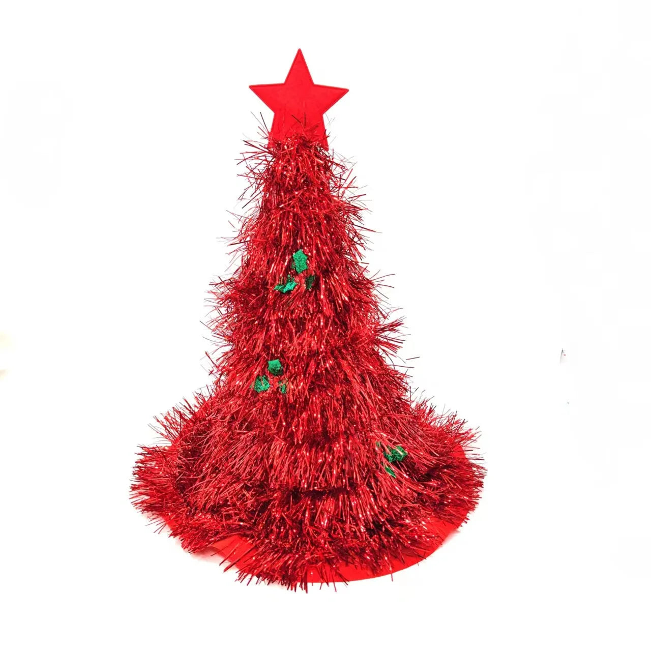 Christmas Tree Hat Non-woven Rain Silk Xmas Hat Merry Christmas Home Decor Xmas Ornaments Navidad Party Supplies Happy New Year ShopOnlyDeal