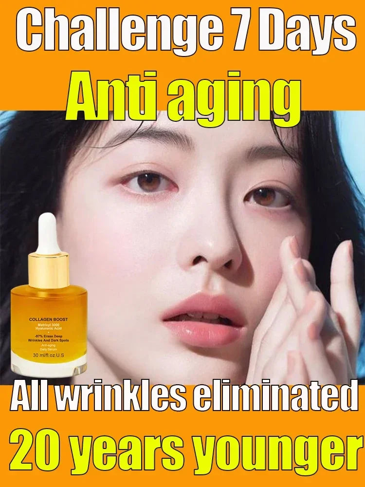 Collagen Face Serum Wrinkle Removalr Whitening Moisturizing Fade Fine Lines Dark  Anti Aging Spots Korean Face Care Cosmetics ShopOnlyDeal