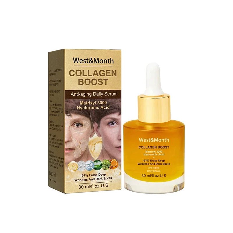 Collagen Face Serum Wrinkle Removalr Whitening Moisturizing Fade Fine Lines Dark  Anti Aging Spots Korean Face Care Cosmetics ShopOnlyDeal