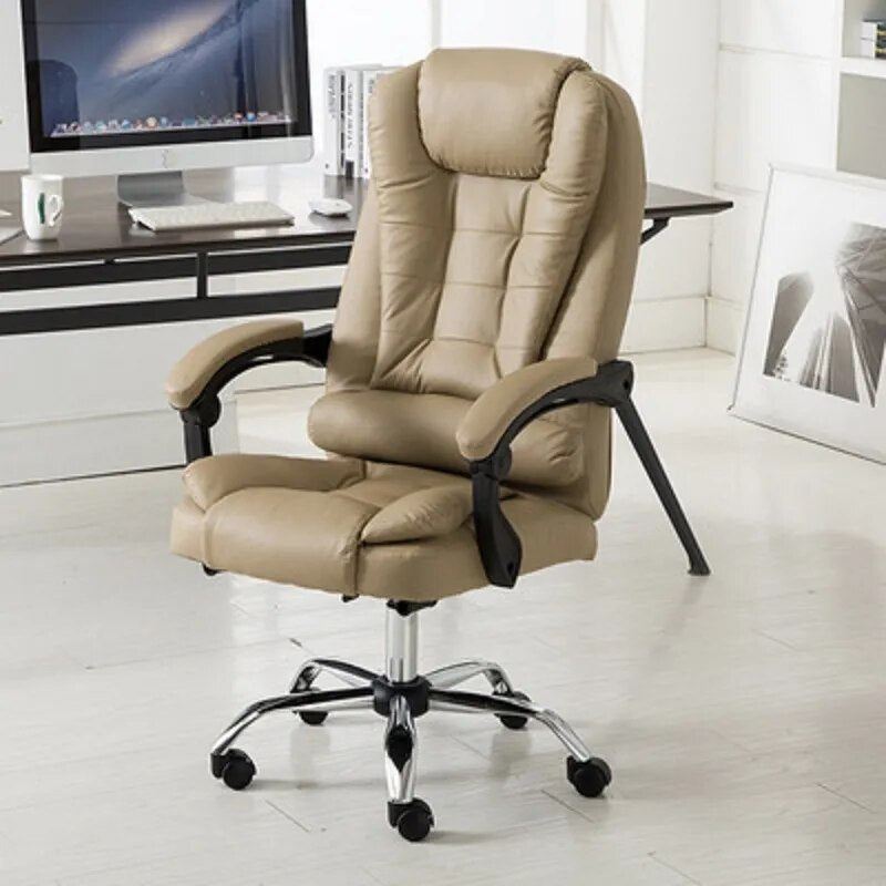 Computer Chair Home Office Chair Reclining Boss Chair Massage Footrest Lift Swivel Chair Modern Minimalist Lunch Break Seat 2023 ShopOnlyDeal