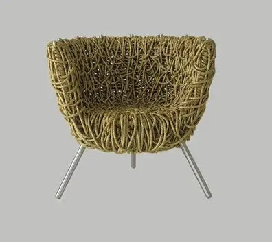 Designer Couch Italian Light Luxury Designer Model Armchair Rope Woven Chair Leisure Armchair ShopOnlyDeal