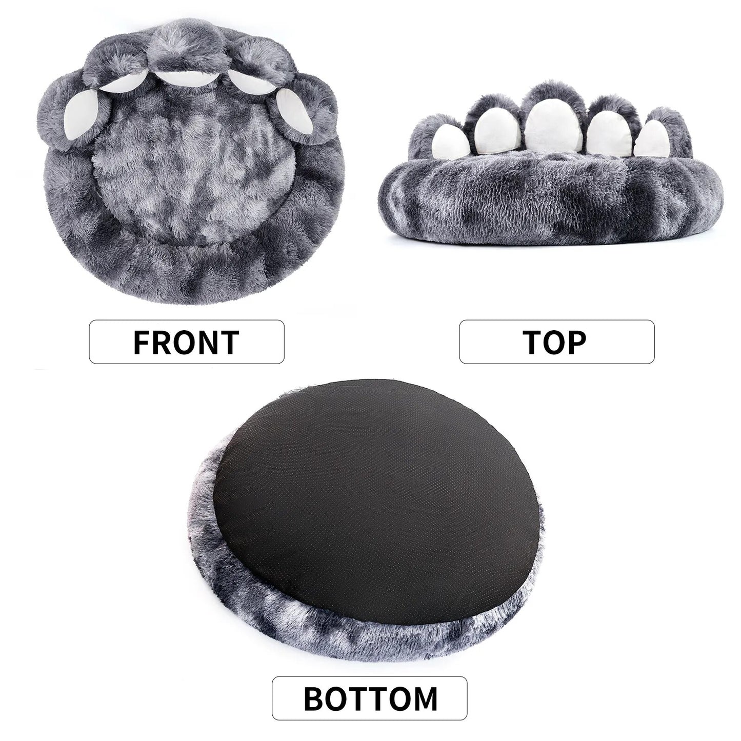 Paw Dog Bed Cozy Comfy Paw Shape Warm Dog Bed Cushion for Your Furry Friend Fluffy Dog Bed Cat Mat Deep Sleeping Warm Thickened ShopOnlyDeal