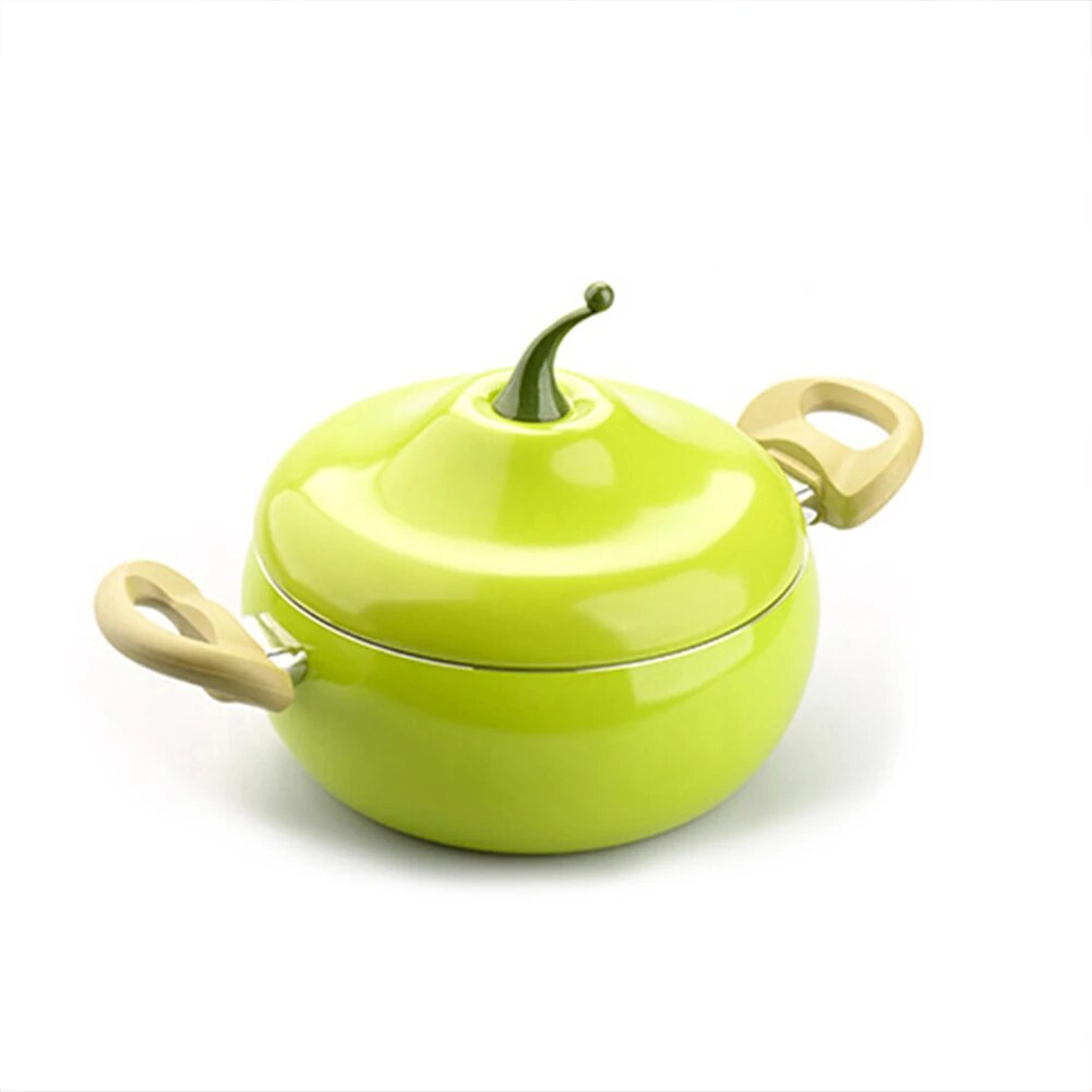 Fruit Shape Cooking Pot Aluminum Non-Stick Soup Pot Frying Pan Kitchen Cookware Set Kitchenware Saucepan ShopOnlyDeal