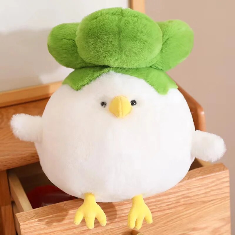 Creative Kawaii Vegetable Bird Plush Toy Funny Stuffed Animals Birds Plusheis Doll Cartoon Anime Chick Soft Kids Toys for Girls ShopOnlyDeal