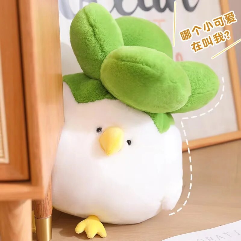 Creative Kawaii Vegetable Bird Plush Toy Funny Stuffed Animals Birds Plusheis Doll Cartoon Anime Chick Soft Kids Toys for Girls ShopOnlyDeal