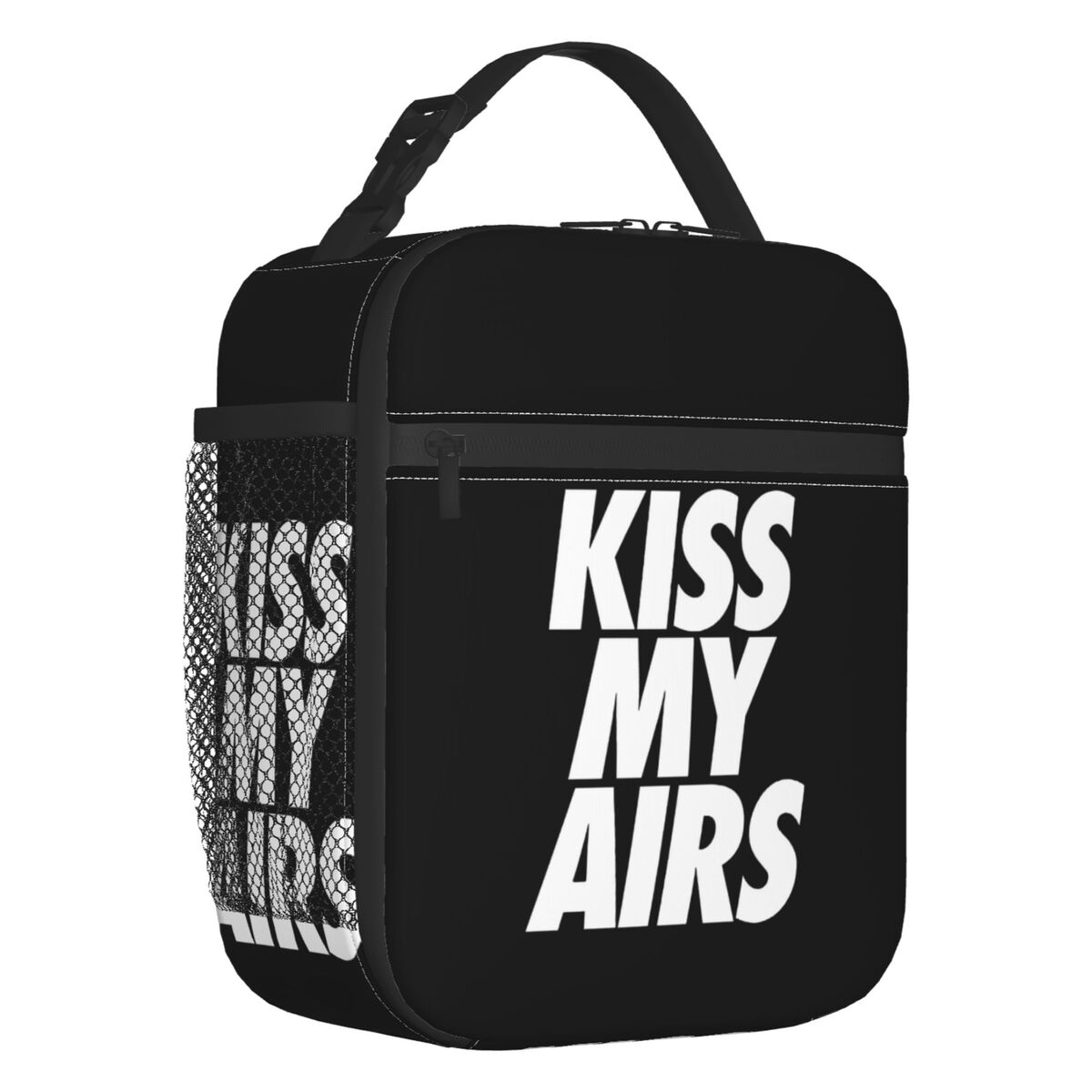 Kiss My Airs Lunch Bag Men Women Cooler Thermal Insulated Lunch Box for Student School ShopOnlyDeal