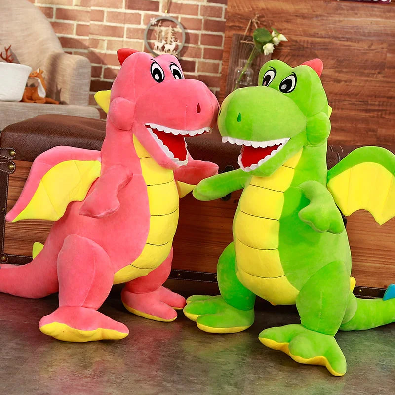 Giant Dinosaur Toy Cute 115cm Dino Plush Toys Cartoon Stuffed Tyrannosaurus Dolls for Girls Boys  Birthday Gift ShopOnlyDeal