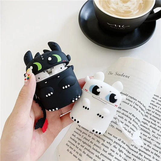 Cute Cartoon Dragon Case for AirPods Pro2 Airpod Pro 1 2 3 Bluetooth Earbuds Charging Box Protective Earphone Case Cover ShopOnlyDeal