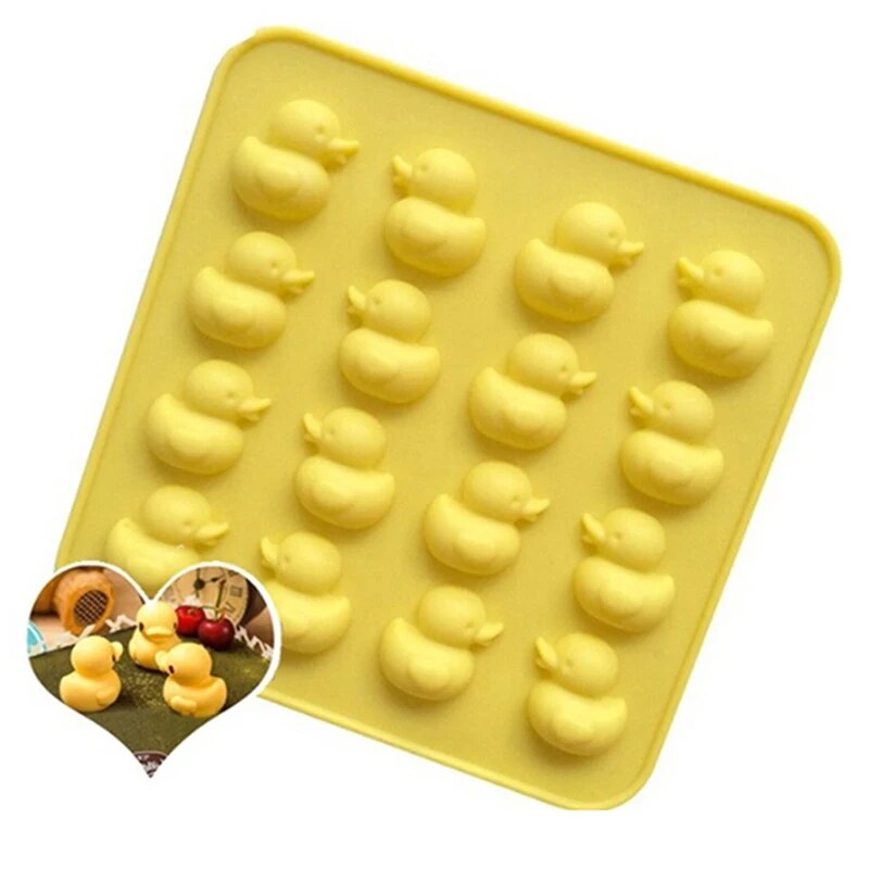 Cute Duck Silicone Mold DIY Chocolate Ice Biscuit Candy Moulds Cake Molds Baking Mold Kitchen Tools ShopOnlyDeal