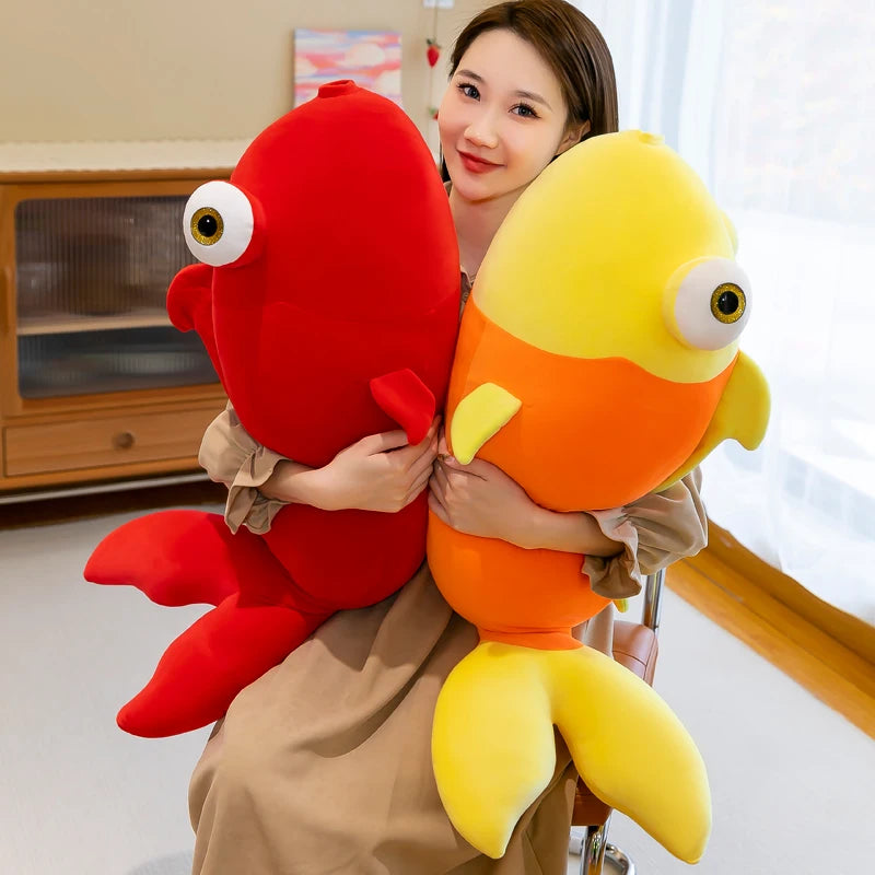Clownfish Plush Toy Cute Marine Animals, Goldfish Dolls, Dolls, Big Dolls, Pillows, Children's Birthday Gifts ShopOnlyDeal