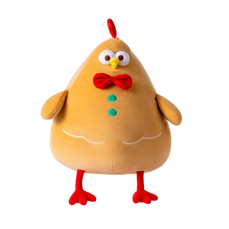 Cute xmas Gingerbread Man dundun Chicken Plush Baby Appease Doll Biscuits Man Pillow Cushion xmas Tree Toy Snowhouse Plush Gift ShopOnlyDeal