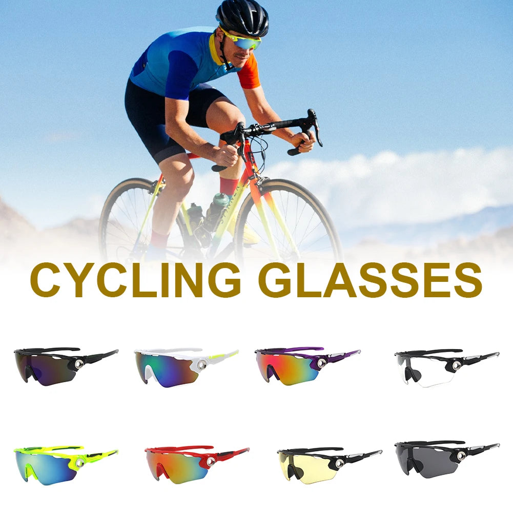 Outdoor Cycling Eyewear 8 Colors Sports Sunglasses Men Women Cycling Glasses MTB Glasses Road Riding Bike Sunglasses Goggles ShopOnlyDeal