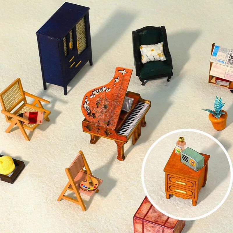 DIY Wooden Doll Houses Miniature Building Kits with Furniture Light Modern Loft Dollhouse Toys for Adults Birthday Gifts An Ant Store Store