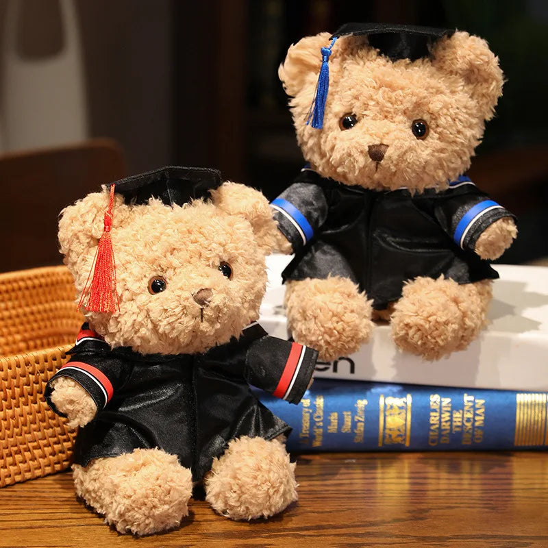 Doctor's Clothing Teddy Bear Doll Plush Toy: Charming Small Sitting Bear for Boys, Girls, and Students - Perfect Graduation Gift ShopOnlyDeal