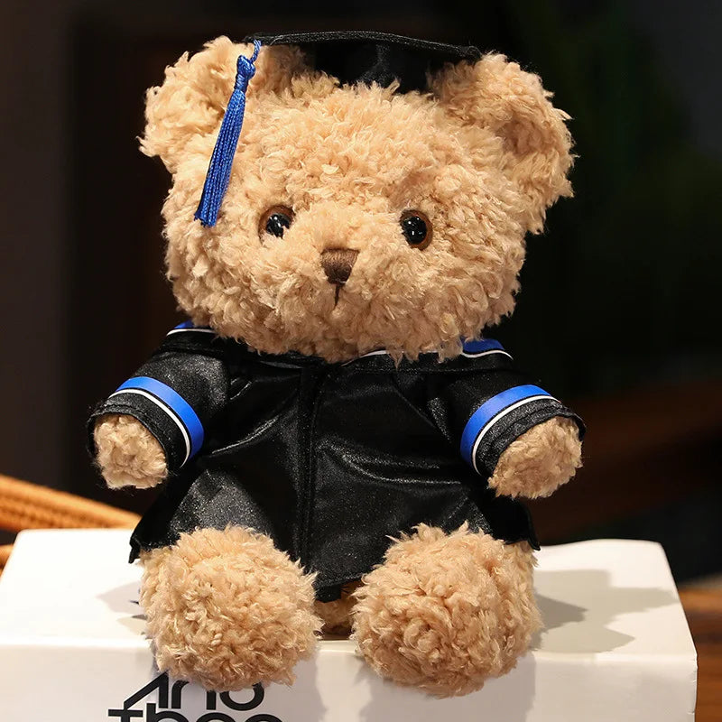 Doctor's Clothing Teddy Bear Doll Plush Toy: Charming Small Sitting Bear for Boys, Girls, and Students - Perfect Graduation Gift ShopOnlyDeal