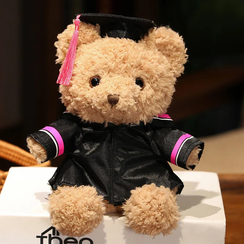 Doctor's Clothing Teddy Bear Doll Plush Toy: Charming Small Sitting Bear for Boys, Girls, and Students - Perfect Graduation Gift ShopOnlyDeal