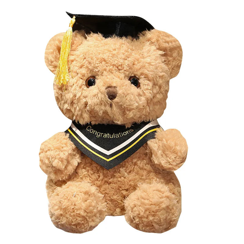 Doctor's Clothing Teddy Bear Doll Plush Toy: Charming Small Sitting Bear for Boys, Girls, and Students - Perfect Graduation Gift ShopOnlyDeal