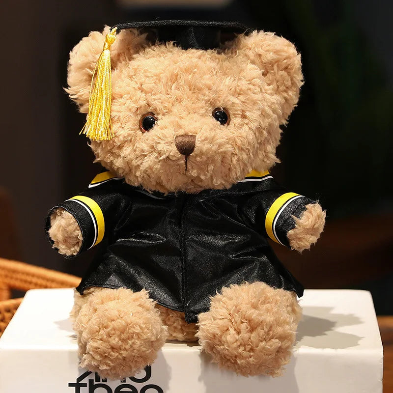 Doctor's Clothing Teddy Bear Doll Plush Toy: Charming Small Sitting Bear for Boys, Girls, and Students - Perfect Graduation Gift ShopOnlyDeal