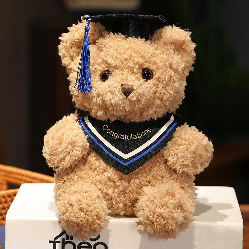 Doctor's Clothing Teddy Bear Doll Plush Toy: Charming Small Sitting Bear for Boys, Girls, and Students - Perfect Graduation Gift ShopOnlyDeal