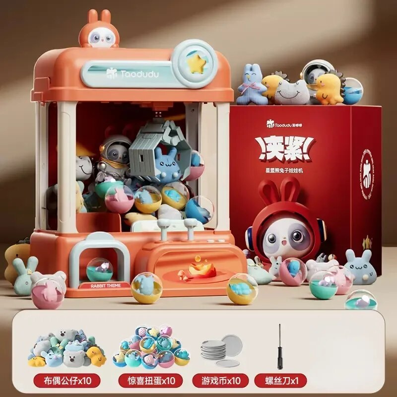 Doll Machine Kids Coin Operated Play Game Mini Claw Catch Toy Crane Machines Music Doll Children Xmas Gifts Toys Claw Machine ShopOnlyDeal