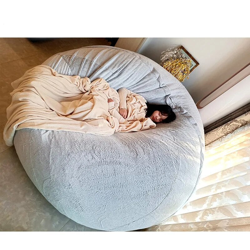 No Stuffed Giant Bean Bag Sofa Bed Pouf Big XXL Beanbag Chair Seat Puff Ottoman Couch Futon Relax Lounge Furniture ShopOnlyDeal