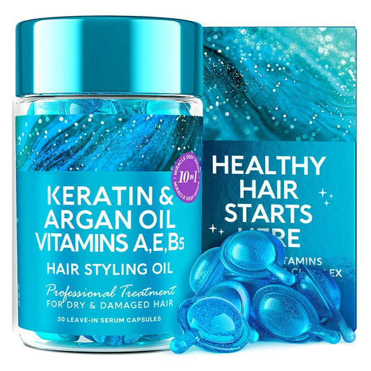 Hair Vitamin Capsule Keratin Oil Anti Hair Loss Repair Curly Hair Damage Essential Oil essence Silky Hair Nice Me Store