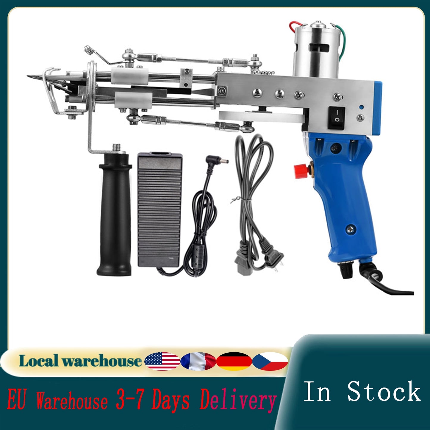 Electric Carpet Tufting Gun Hand Gun Carpet Weaving Flocking Machines Cut Pile Weaving Flocking Machines Loop Pile Cut Pile Rug ShopOnlyDeal