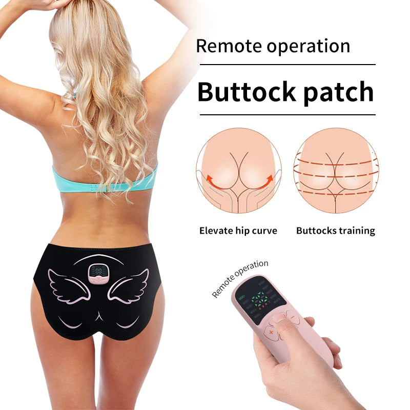 Electric EMS Hip Trainer Buttock Muscle Stimulator With Remote Control 10 Modes 30 Training Levels Fitness Massager Slimming ShopOnlyDeal