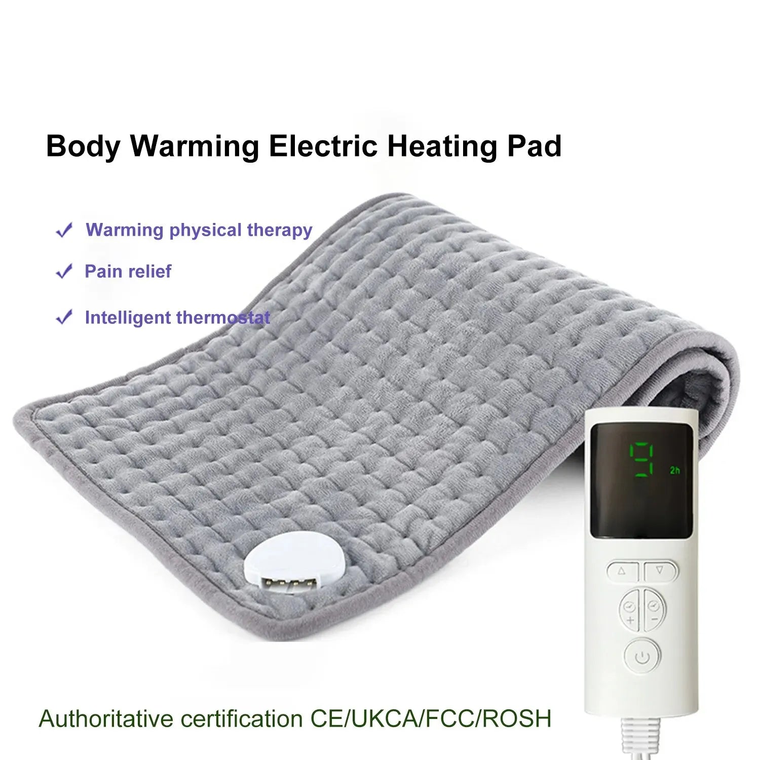 Electric Heating Pad Multi-functional Hot Heated Pad for Back Pain Muscle Pain Relieve Rapid Temperature Rise Heated Pad ShopOnlyDeal