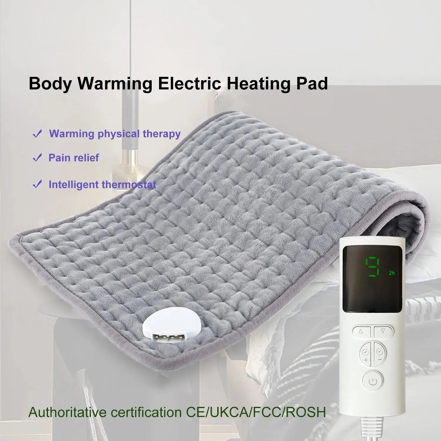 Electric Heating Pad Multi-functional Hot Heated Pad for Back Pain Muscle Pain Relieve Rapid Temperature Rise Heated Pad ShopOnlyDeal