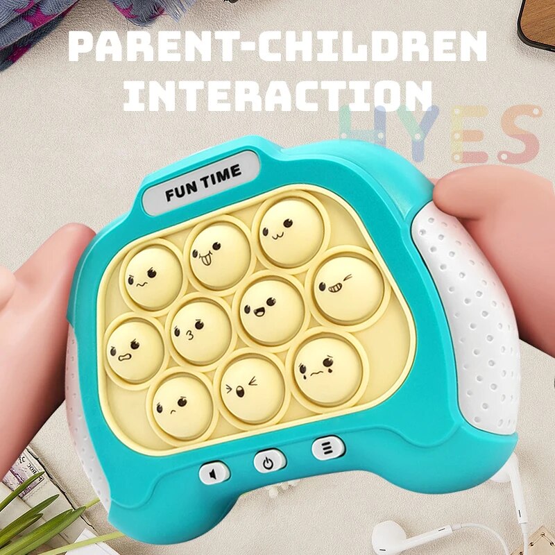 Emoji Themed Quick Pop Push Game Machine Kids Cute Expression Speed Push Fidget Relieve Stress Toys Gifts For Children Adult Boys Girls ShopOnlyDeal