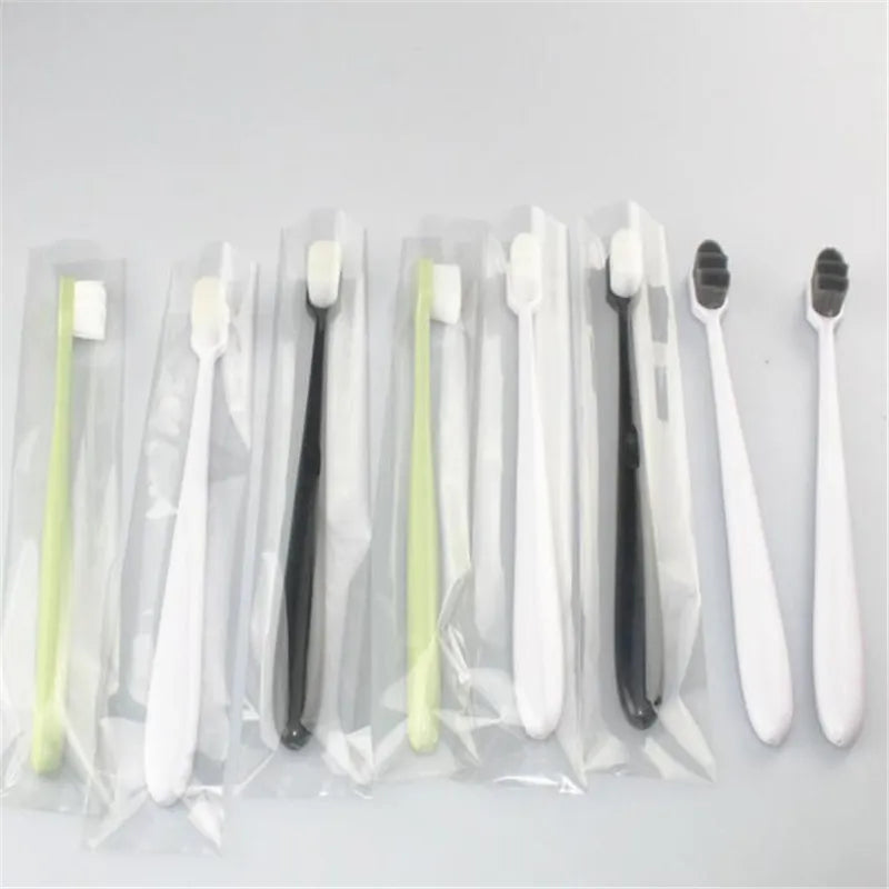 Environmentally Toothbrush Ultra-fine Soft Toothbrush Deep Cleaning soft brush teeth Adult kids Manual Toothbrush For Oral Care Fruit green makeup Store