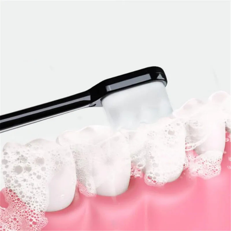 Environmentally Toothbrush Ultra-fine Soft Toothbrush Deep Cleaning soft brush teeth Adult kids Manual Toothbrush For Oral Care Fruit green makeup Store